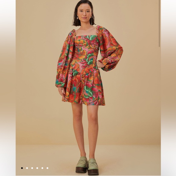 Pink Spring Lenzing™ Ecovero™
Euroflax™ Mini Dress - Picture 2 of 10